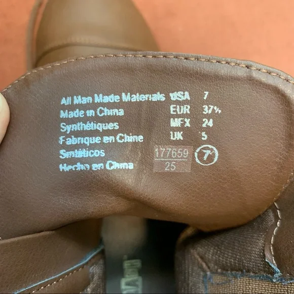 Brash | Brown Riot Combat Boots - Picture 8 of 9